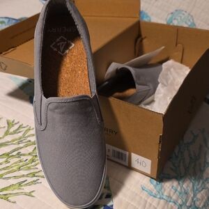Sperry Slate Gray Slip-On Loafers